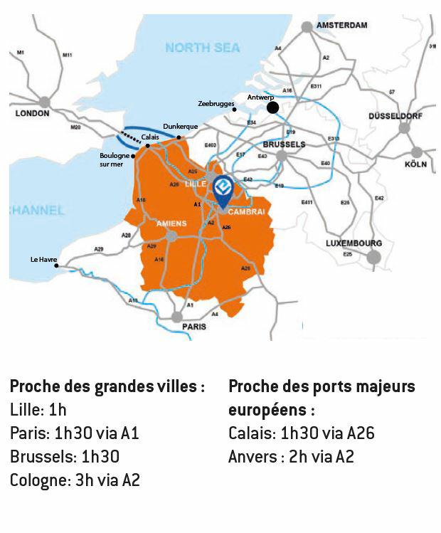 Entrepôt classe a Épinoy 37155m² Location entrepôt classe a Épinoy Pas-de-Calais OLLOG2113975 1